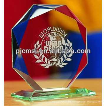 Trofeo de cristal transparente de alta calidad K9 y premio para regalo de recuerdo CT-015